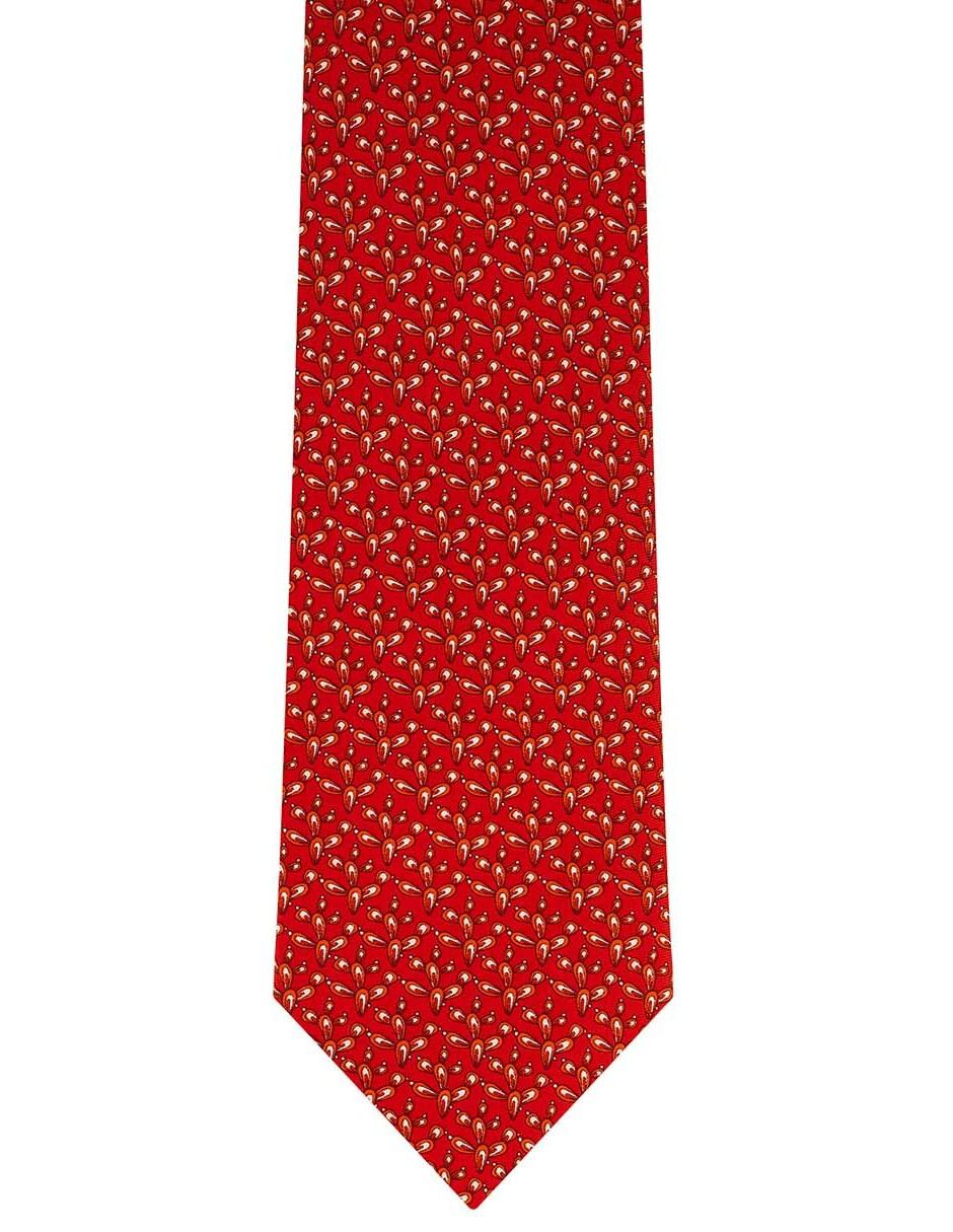 Corbata seda roja 2