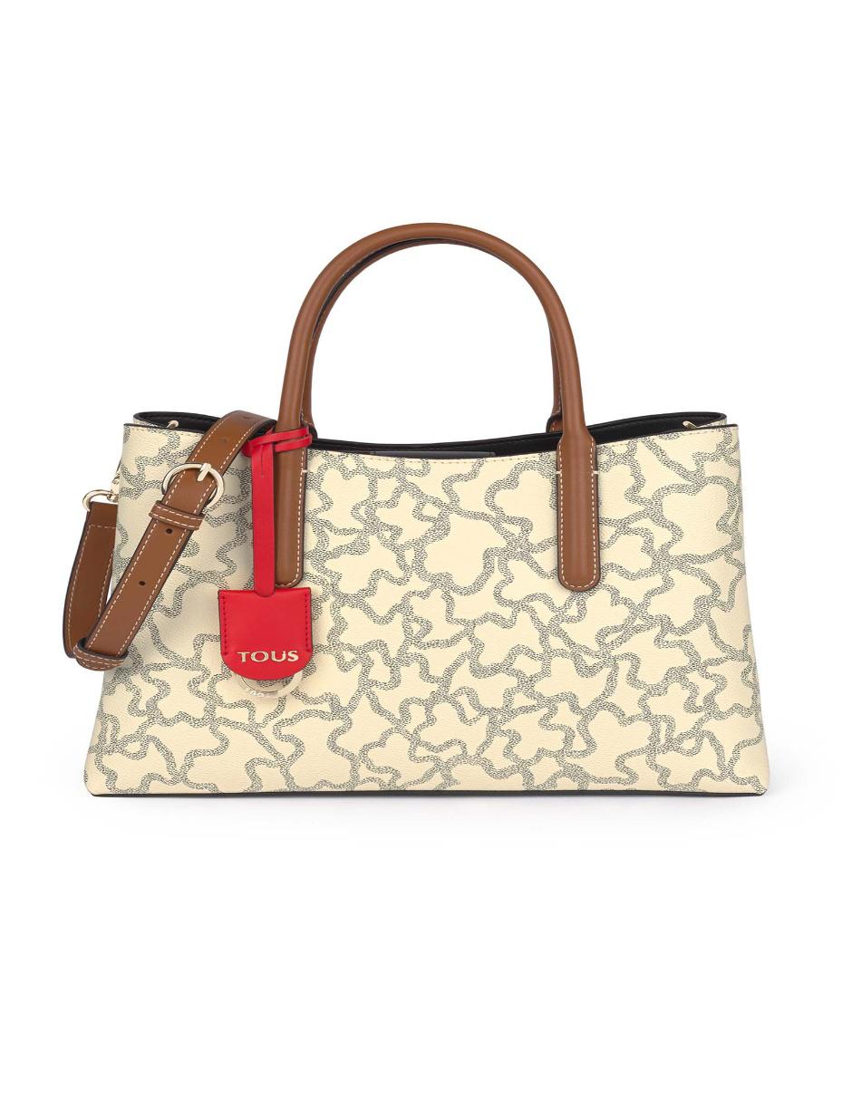 Bolsa satchel Tous cierre beige logotipo en Liverpool