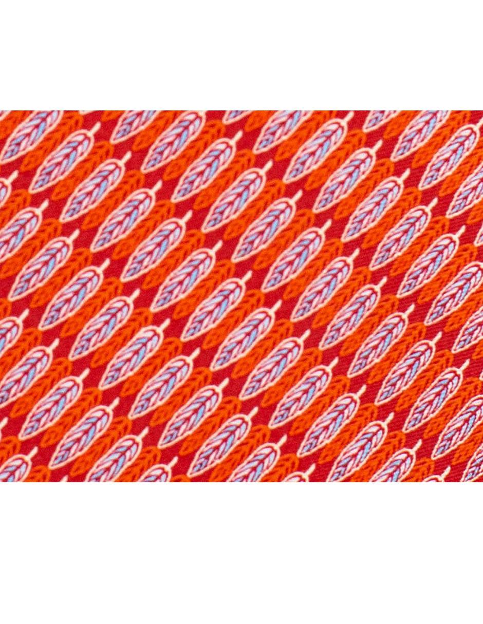 Corbata regular seda con diseño gráfico 2