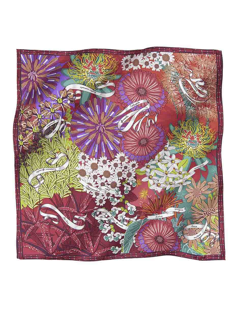 Mascada con estampado floral