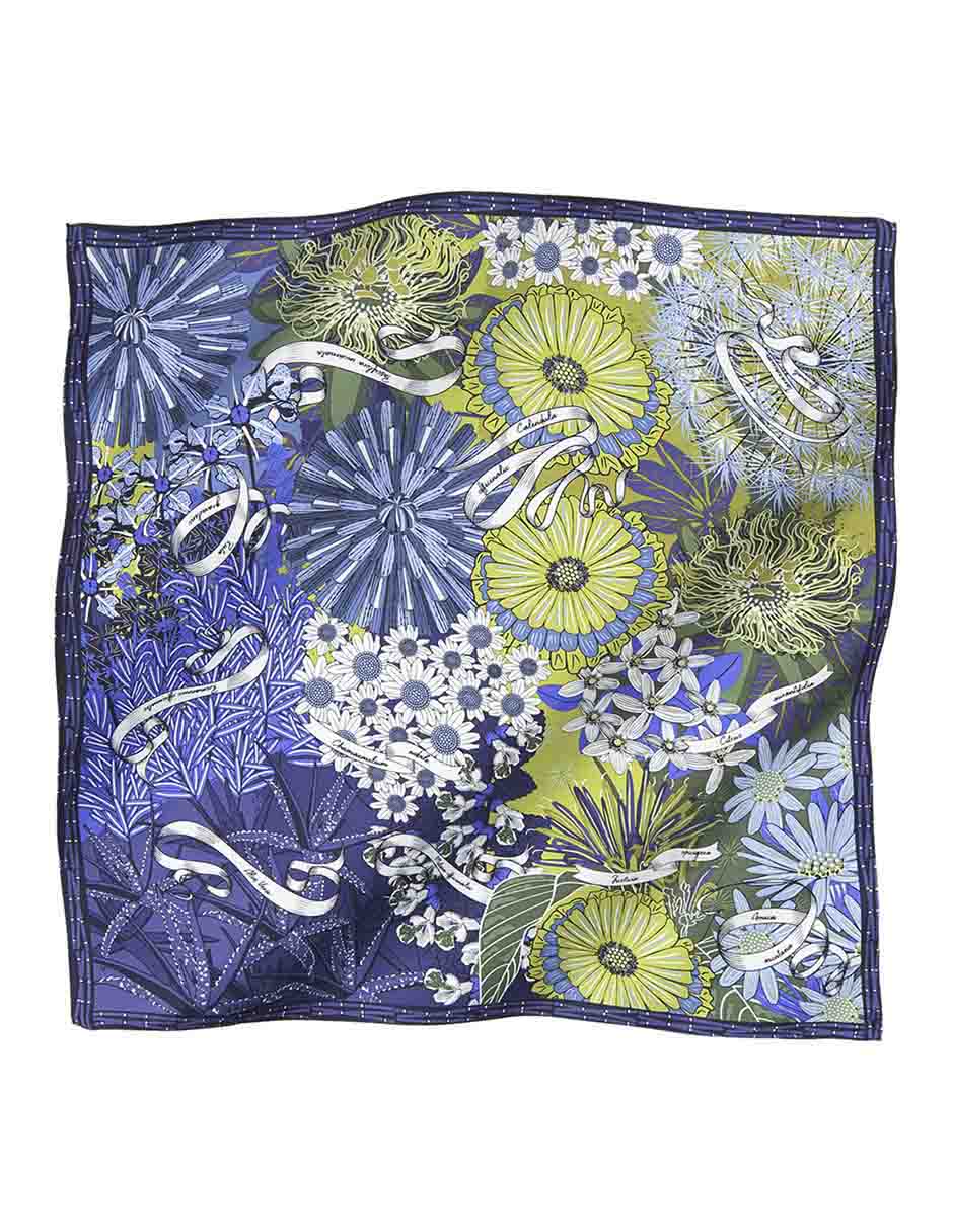 Mascada con estampado floral