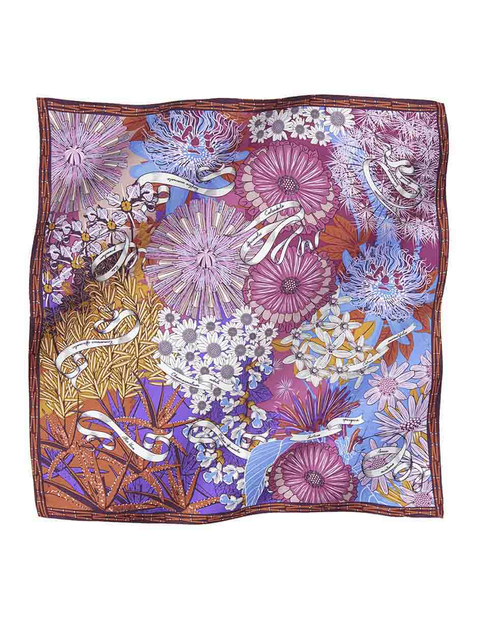 Mascada con estampado floral