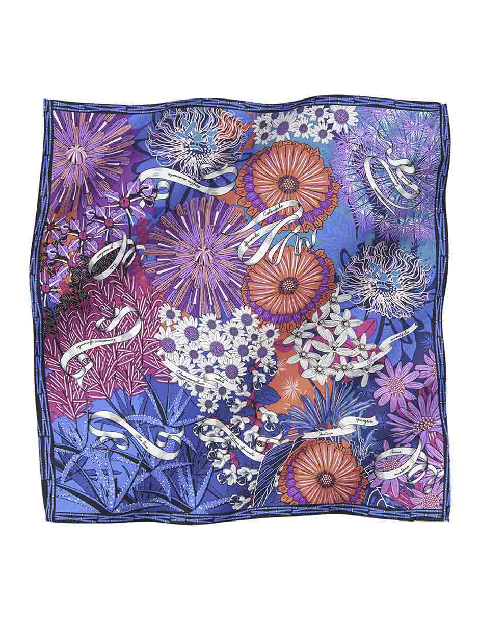 Mascada con estampado floral