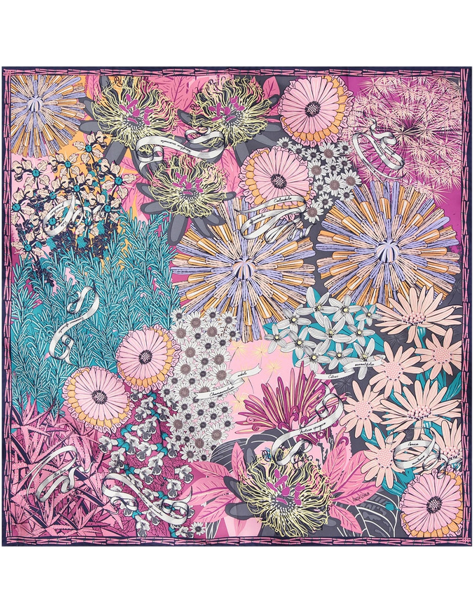 Mascada con estampado floral