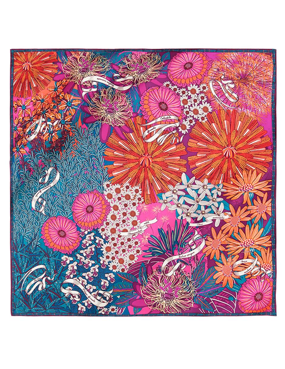 Mascada con estampado gráfico