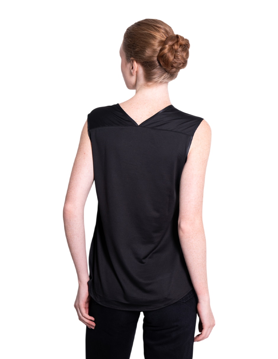 Blusa sin manga para mujer 2