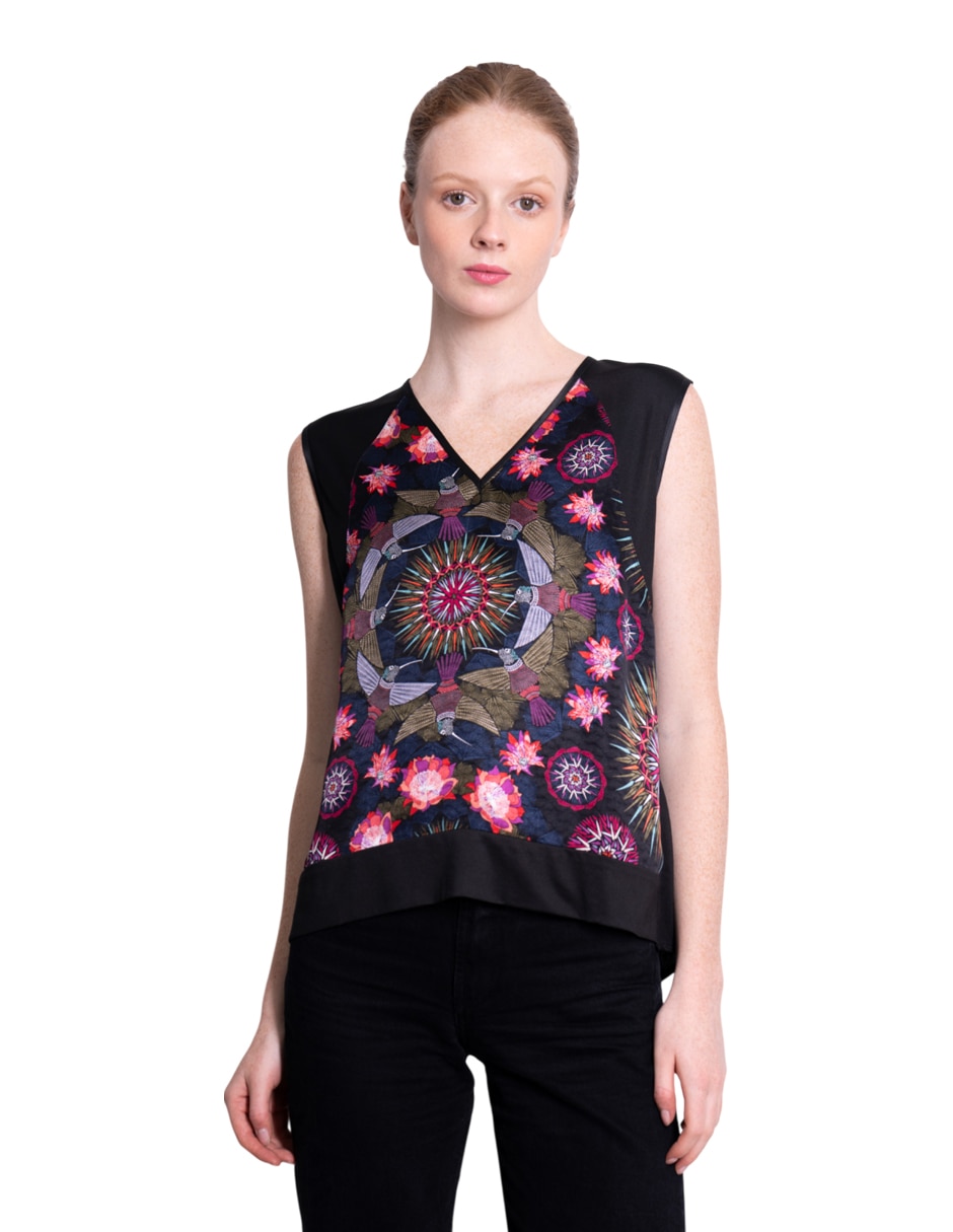 Blusa sin manga para mujer 5