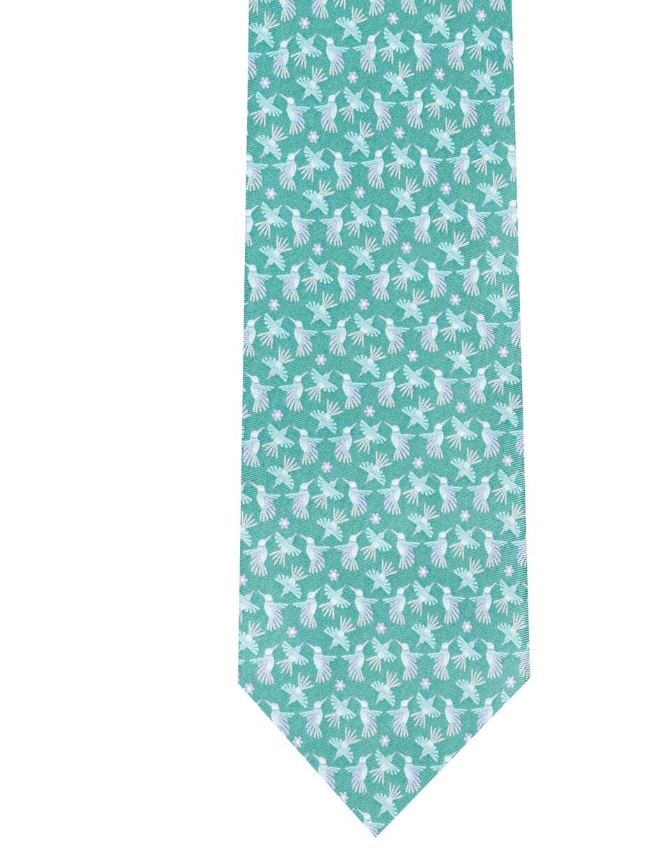 Corbata regular de seda gráfico para hombre 2