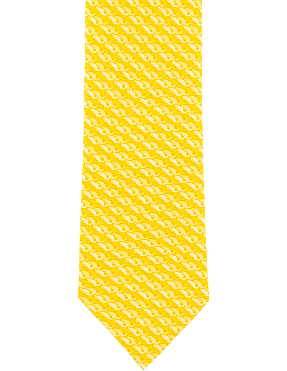 Corbata regular de seda gráfico para hombre 2