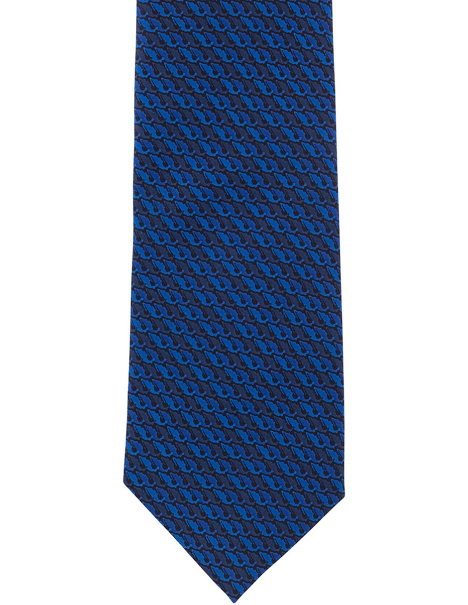 Corbata regular de seda gráfico para hombre 2