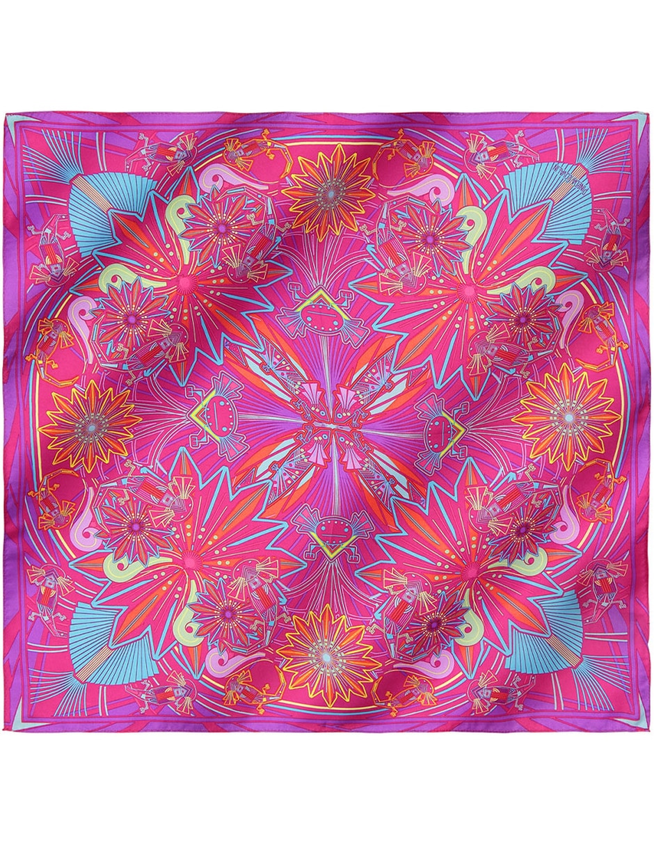 Mascada con estampado gráfico