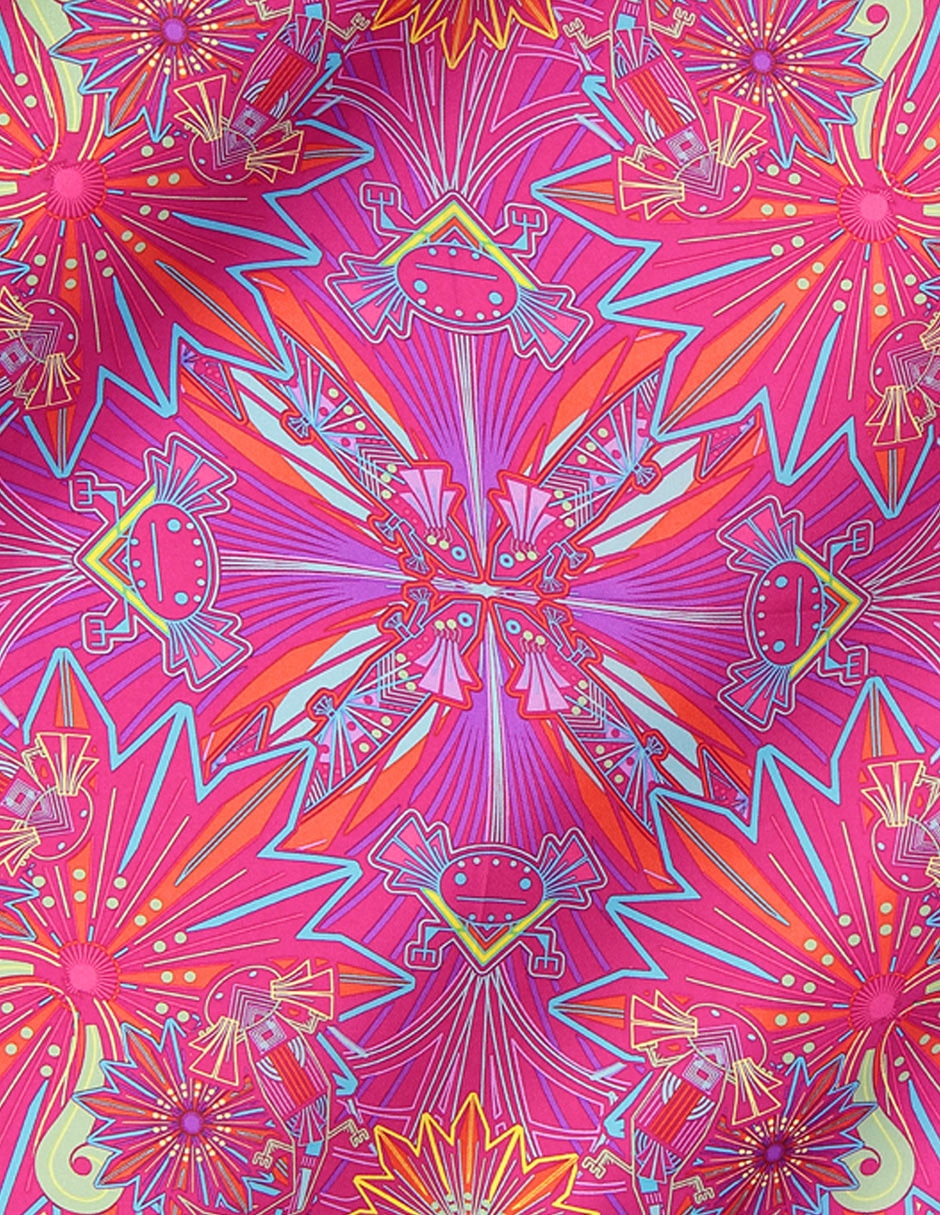 Mascada con estampado gráfico 2