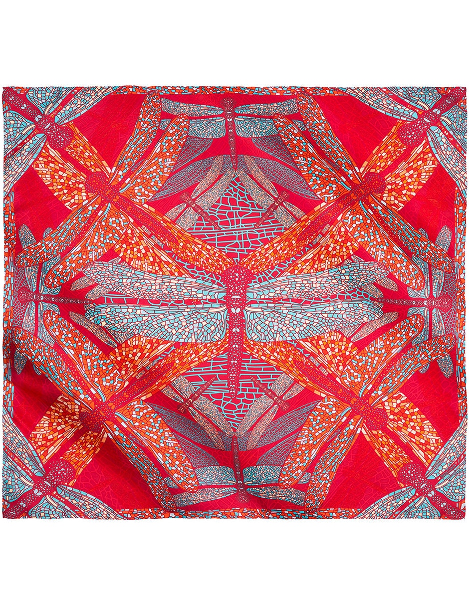 Mascada con estampado gráfico 2