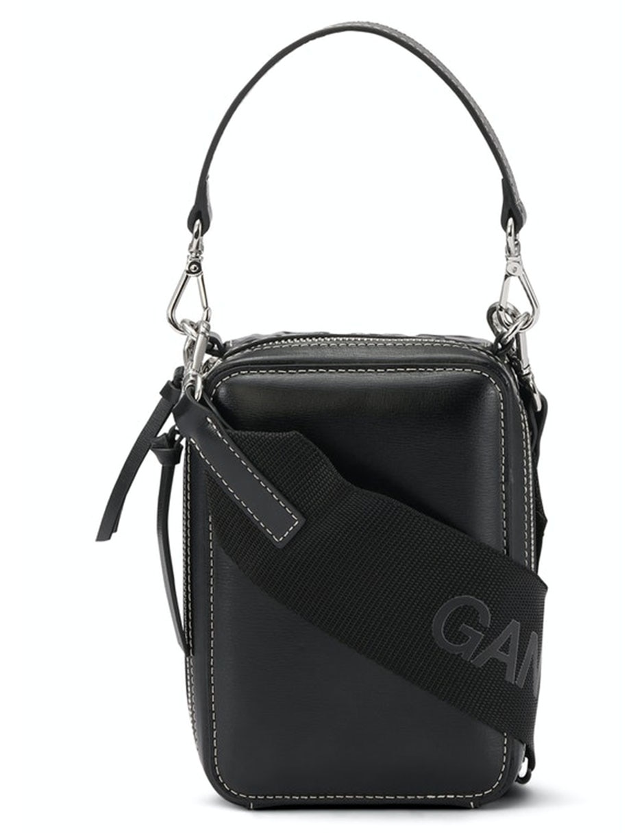 Bolsa crossbody Camera Banner de piel para mujer