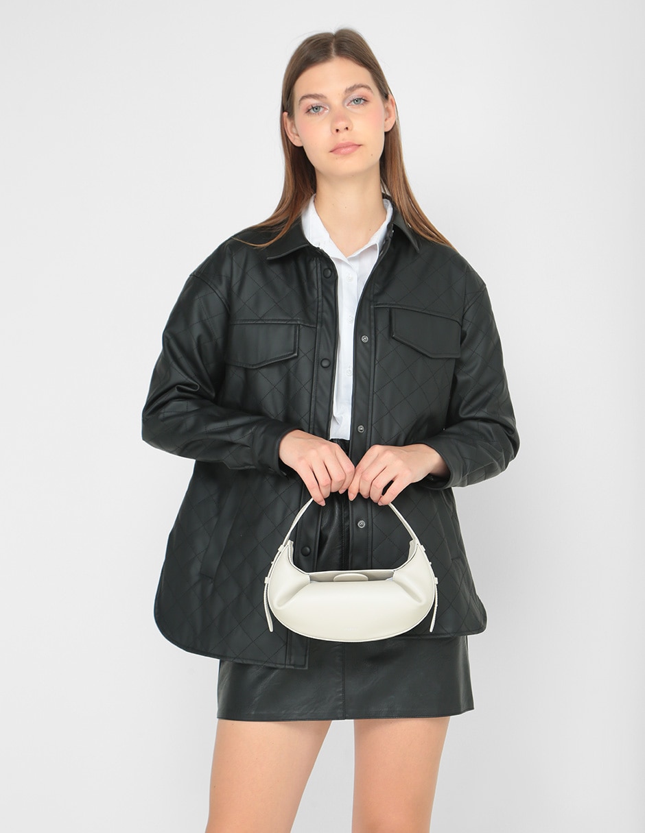 Bolsa hobo de piel para mujer 5