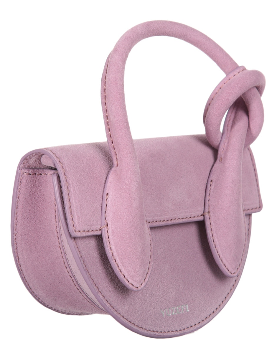 Bolsa bowler de gamuza para mujer 2