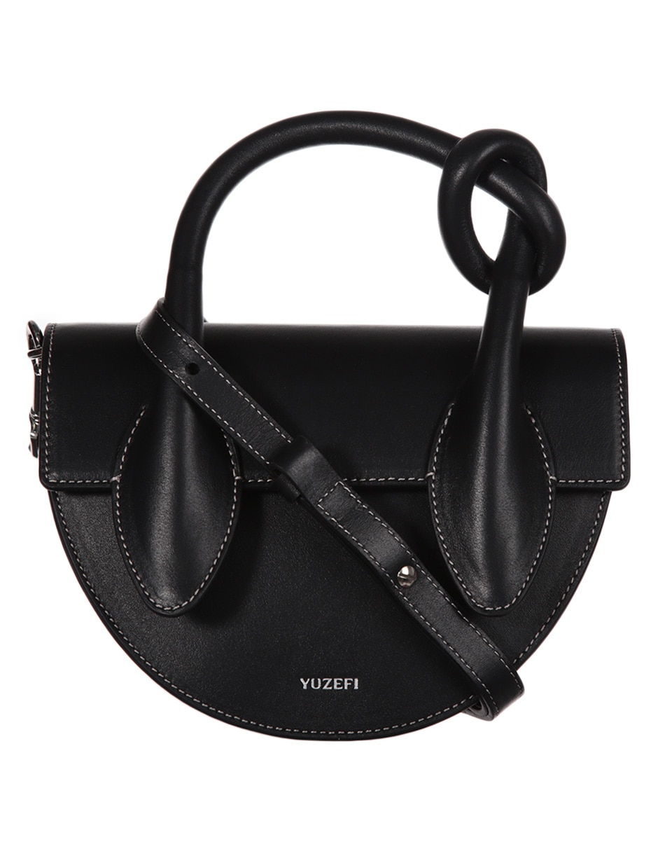 Bolsa bowler de piel para mujer