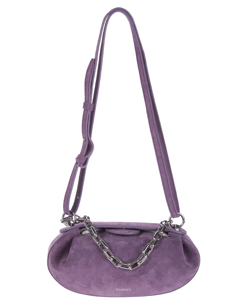 Bolsa crossbody de gamuza para mujer