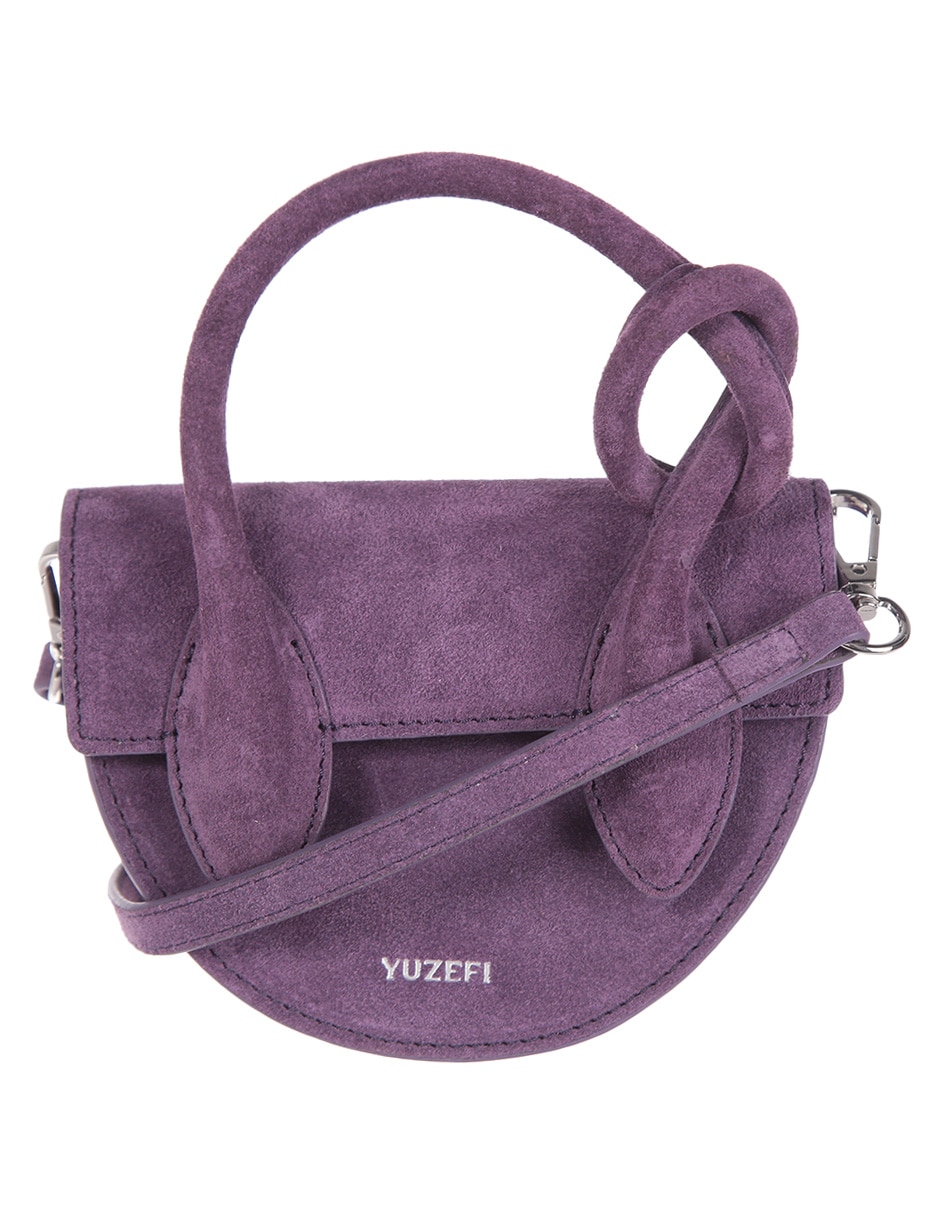 Bolsa crossbody de gamuza para mujer
