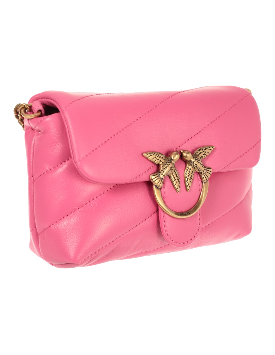 Bolsa crossbody Love Baby Puff de piel para mujer 2