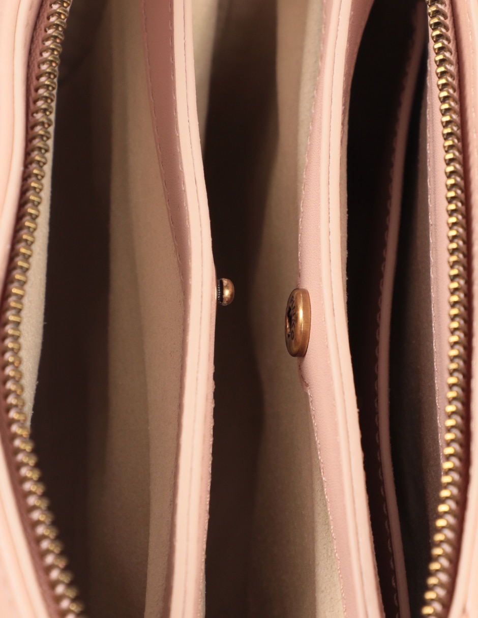 Bolsa crossbody Twins Mini de piel para mujer 4