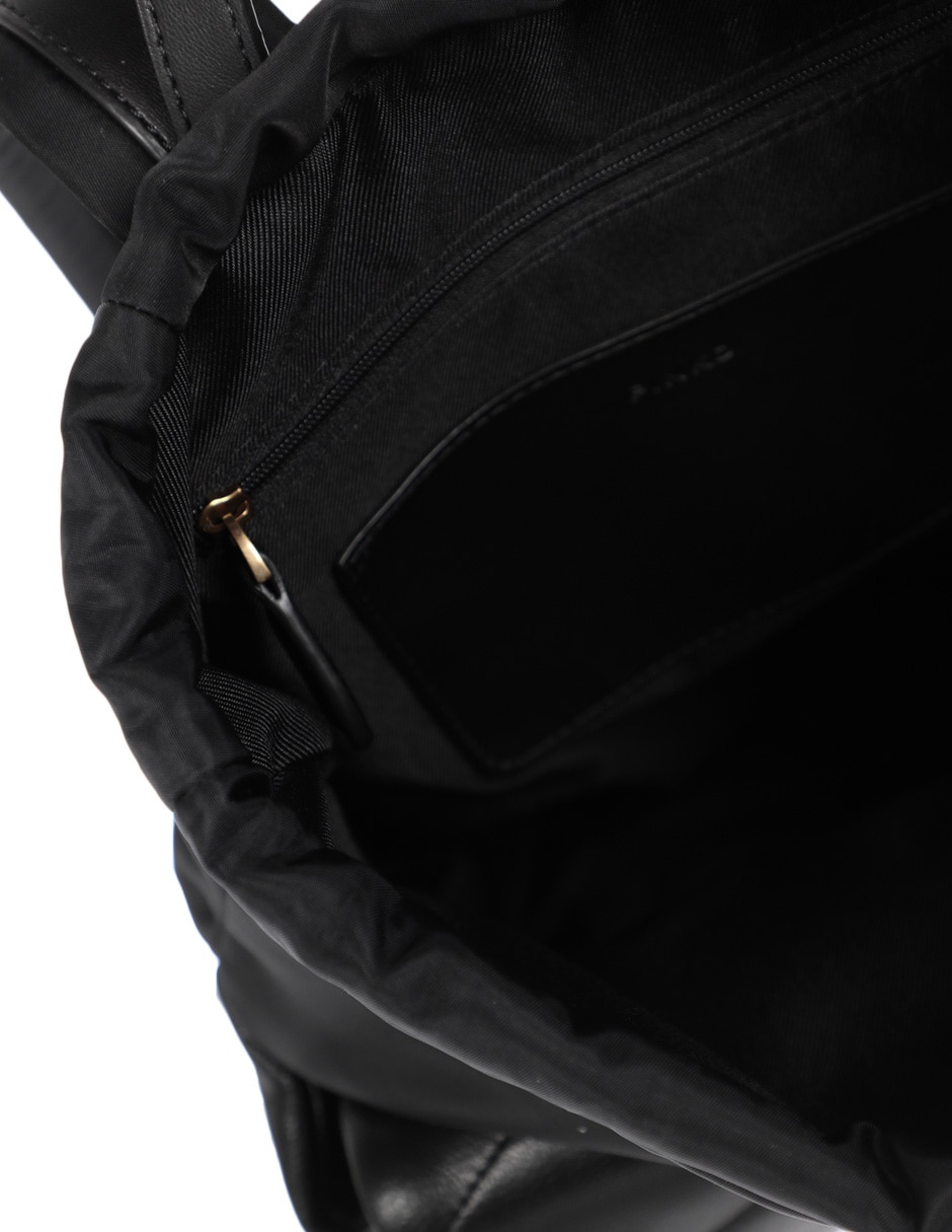 Backpack Classic Maxi Puff de piel para mujer 4