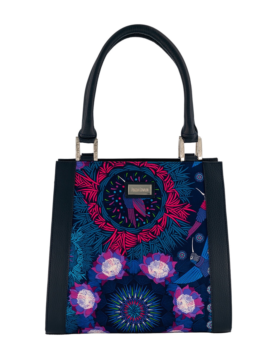 Bolsa satchel de seda para mujer