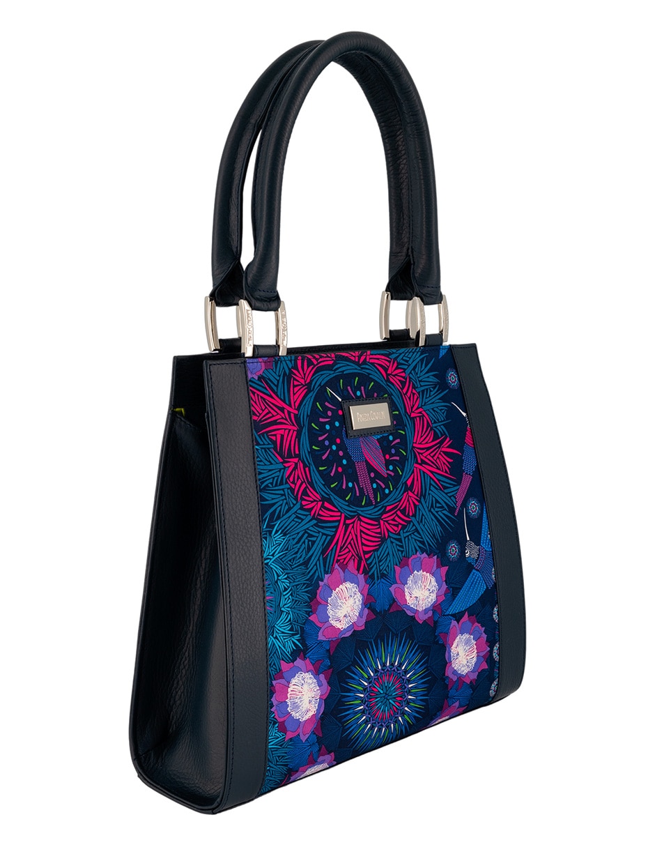Bolsa satchel de seda para mujer 2