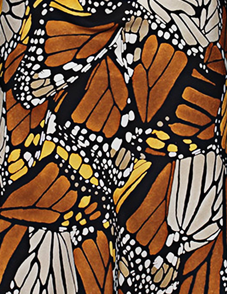 Vestido 3/4 casual Mariposa Macro para mujer 5