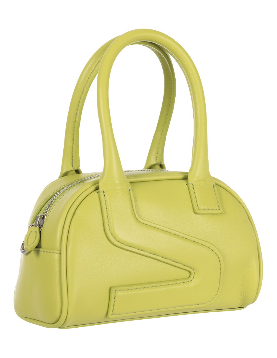Bolsa satchel Charli de piel para mujer 2