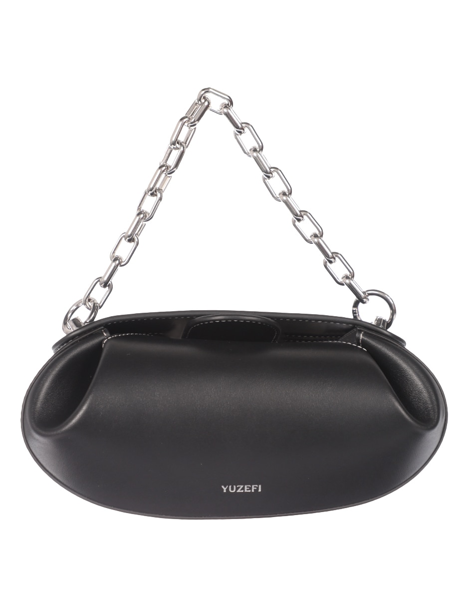 Bolsa satchel Dinner Roll de piel para mujer