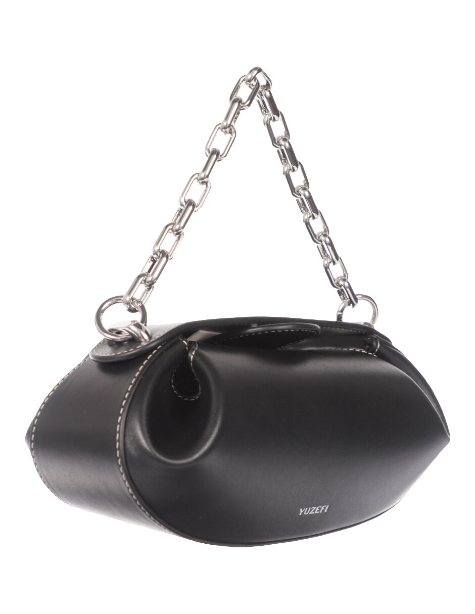 Bolsa satchel Dinner Roll de piel para mujer 2