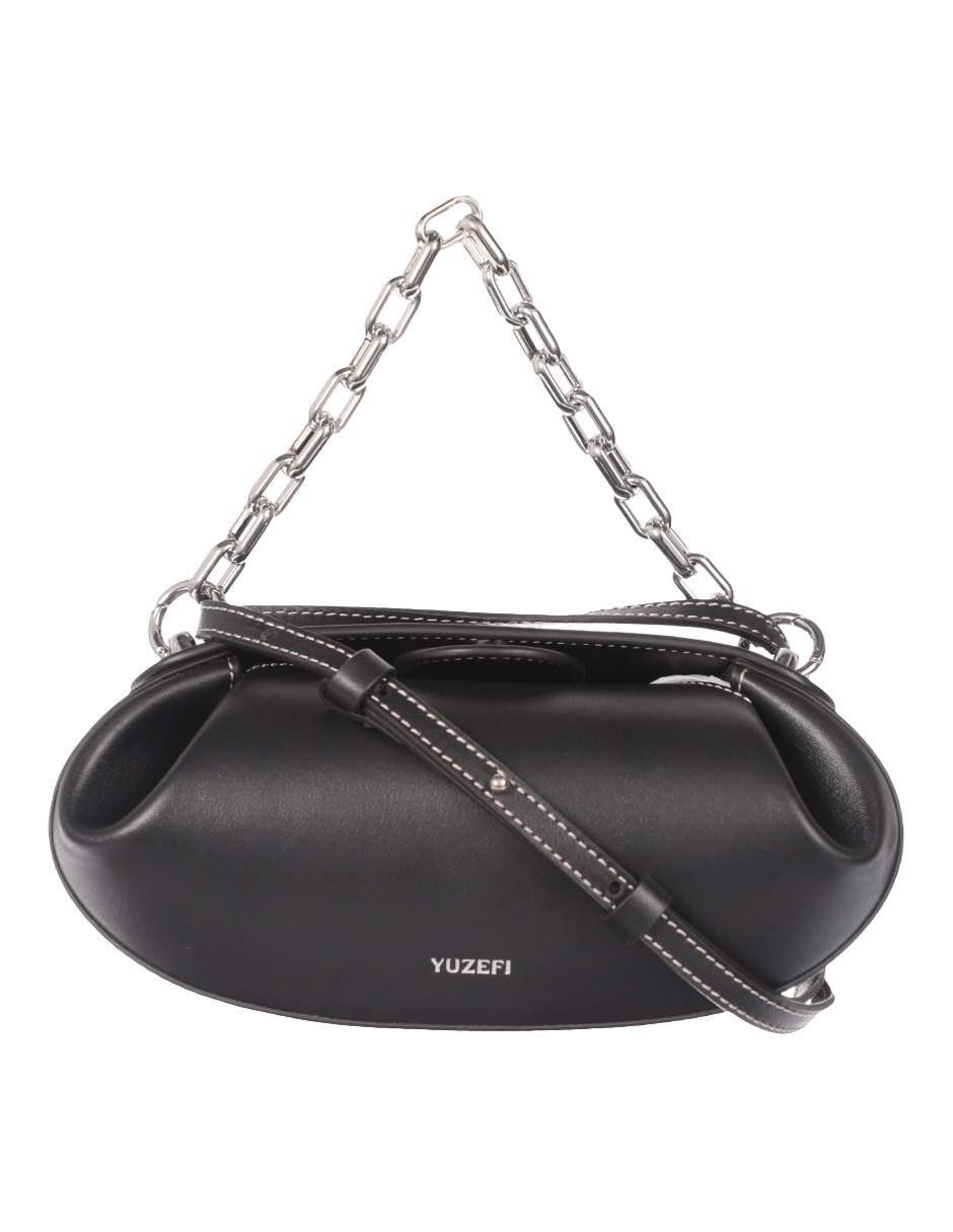 Bolsa satchel Dinner Roll de piel para mujer 3
