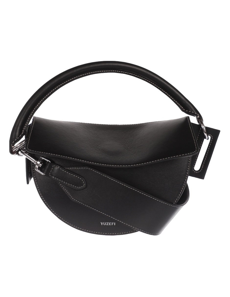 Bolsa flap Dip de piel para mujer
