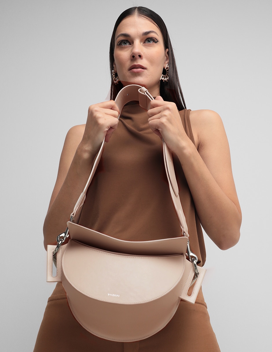 Bolsa shoulder Dip de piel para mujer 6