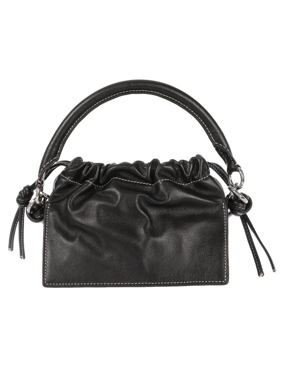 Bolsa satchel Mini Bom de piel para mujer 3