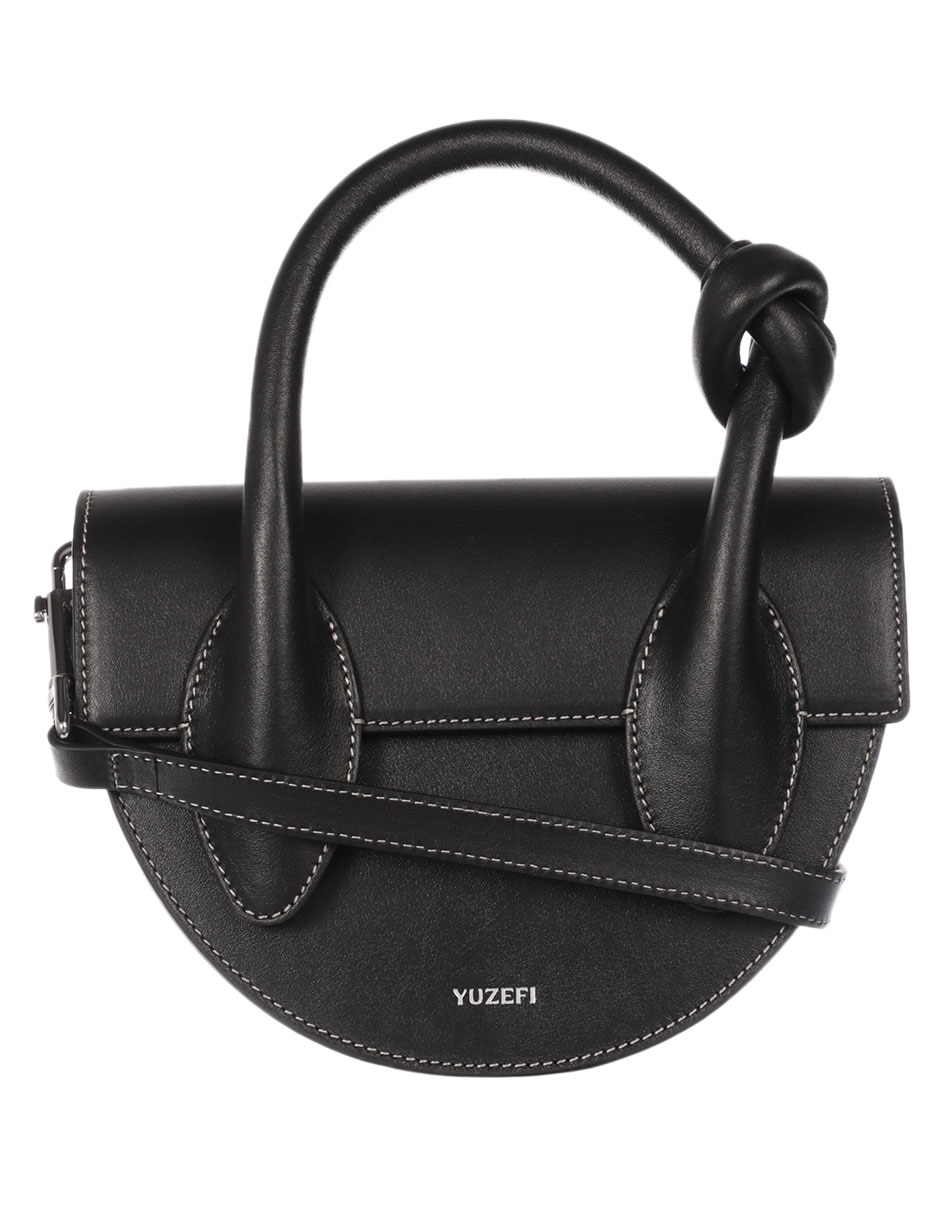 Bolsa flap Pretzel Sing 2 de piel para mujer