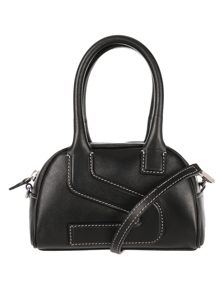 Bolsa bowler Charli de piel para mujer