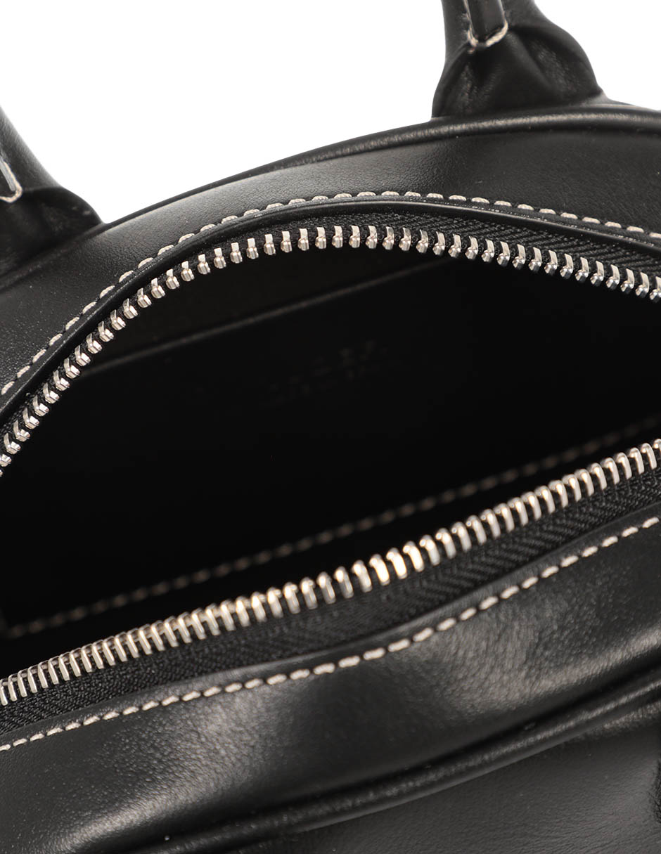 Bolsa bowler Charli de piel para mujer 4