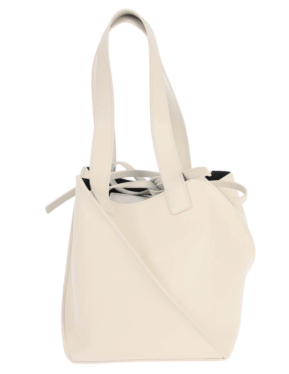 Bolsa tote Small Swirl de piel para mujer