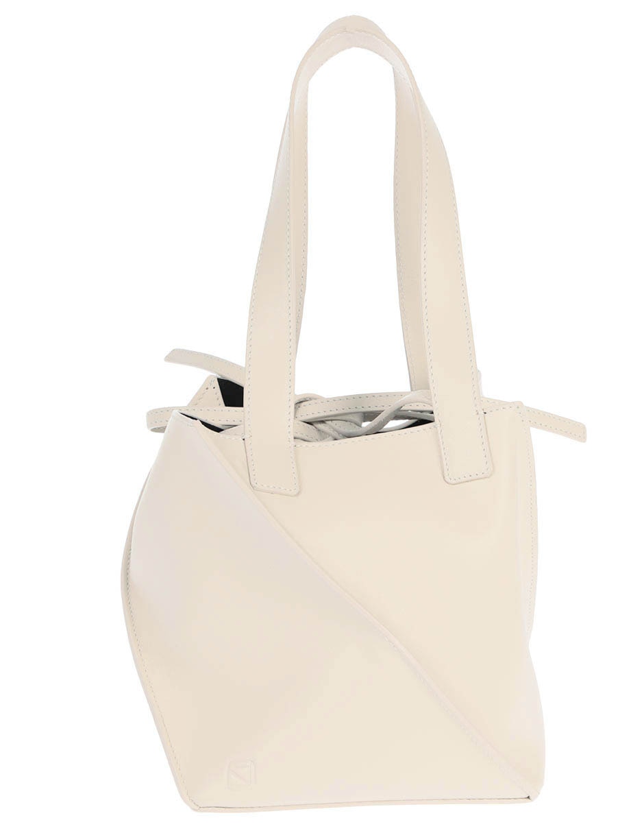 Bolsa tote Small Swirl de piel para mujer 3