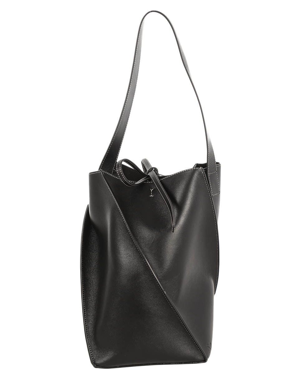 Bolsa tote Swirl de piel para mujer