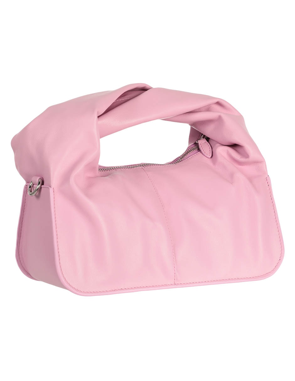 Bolsa satchel Wonton de piel para mujer 2