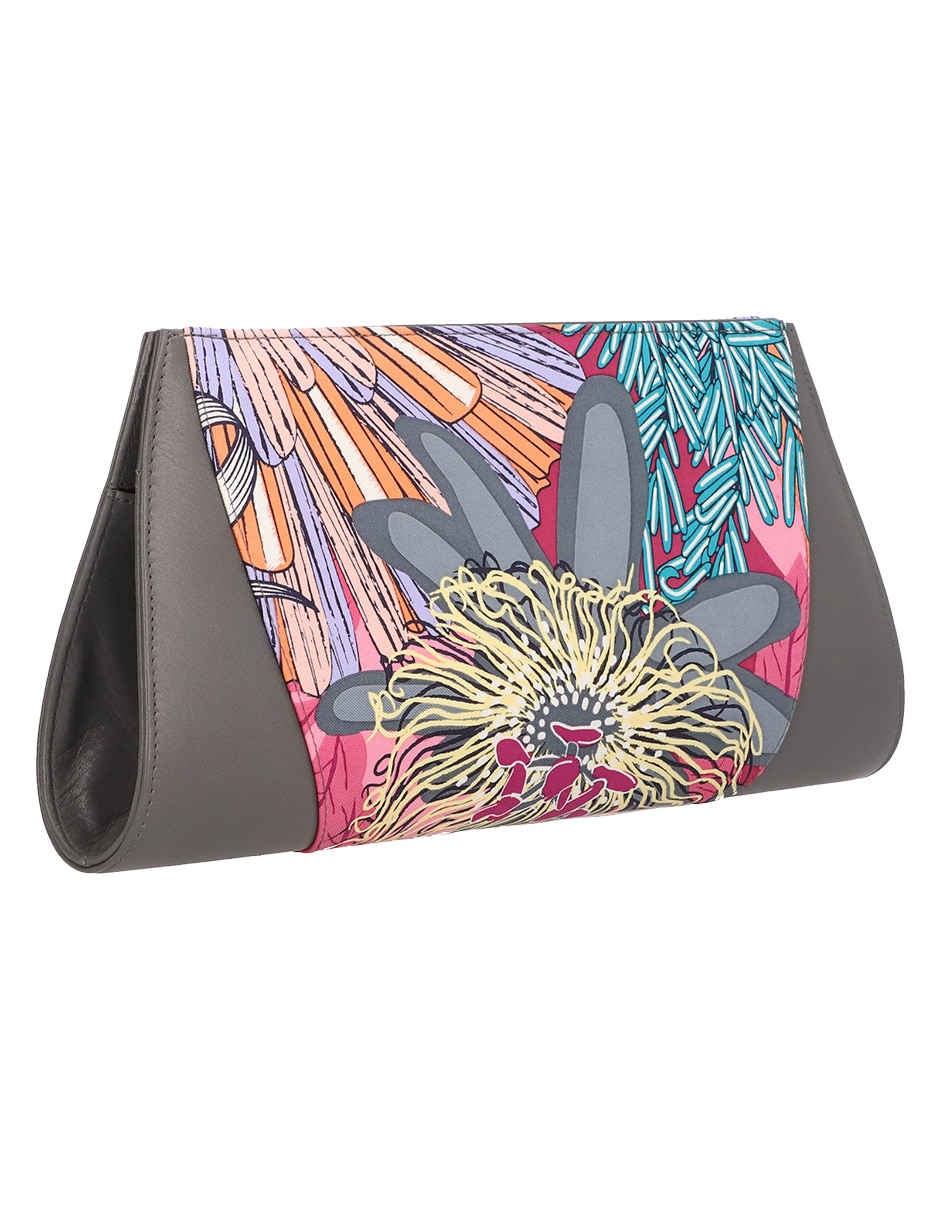 Bolsa clutch de seda para mujer 3