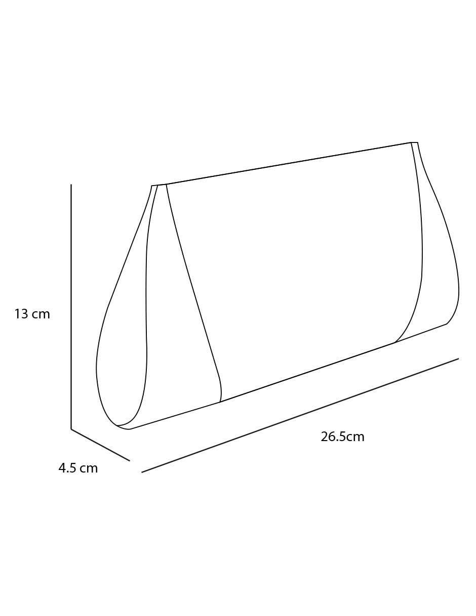 Bolsa clutch de seda para mujer 5