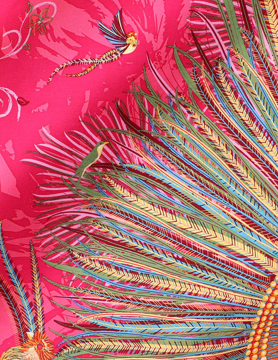 Mascada con estampado gráfico 2
