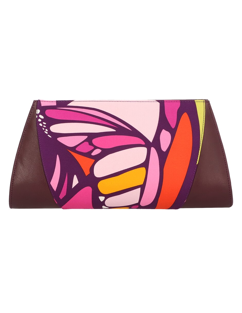 Bolsa clutch Mariposa de seda para mujer 4