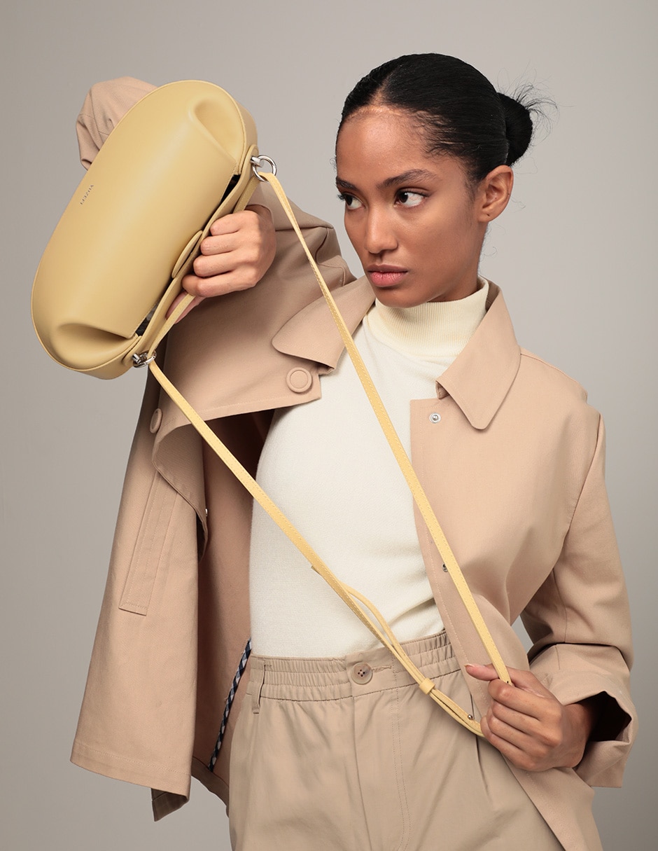 BOLSA POLIURETANO, AMARILLO