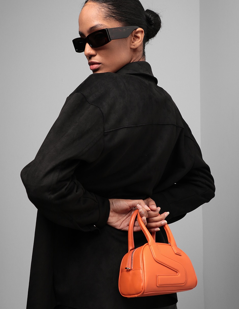 BOLSA POLIURETANO, NARANJA
