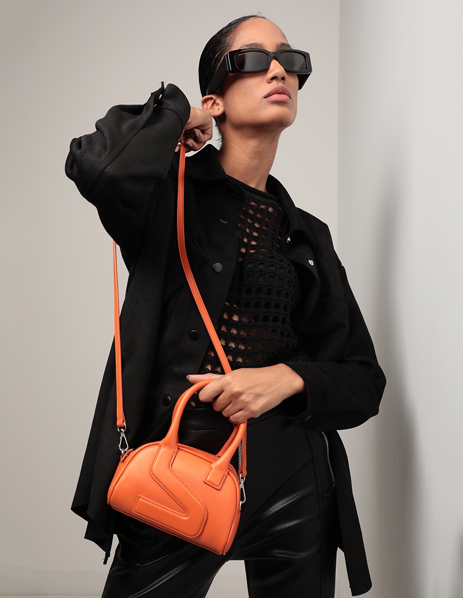BOLSA POLIURETANO, NARANJA